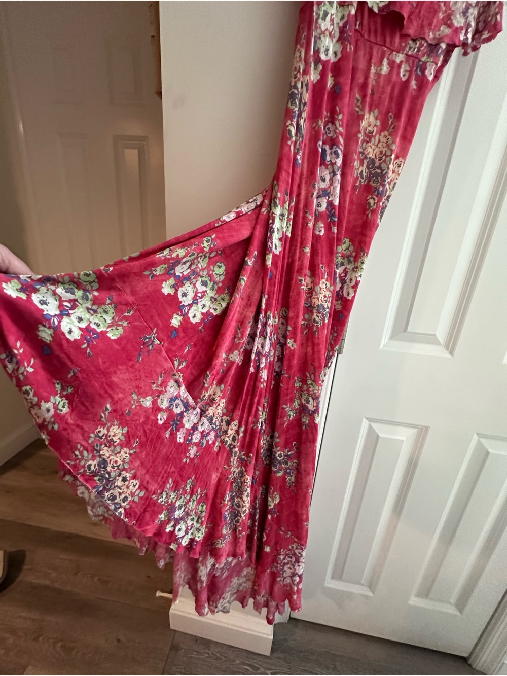 Hi-Low Ruffle Maxi dress - Picture 5 of 6